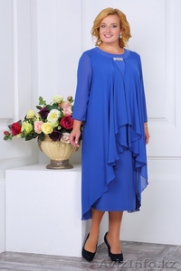 Женская одежда больших размеров. Платья больших размеров. Нарядные платья.